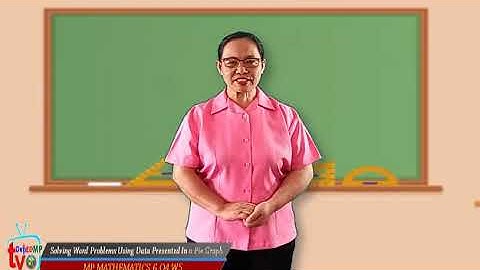 MP Mathematics 6 Q4 W5 Solving Word Problems Using Data in a Pie Graph Estefania Y. Talango