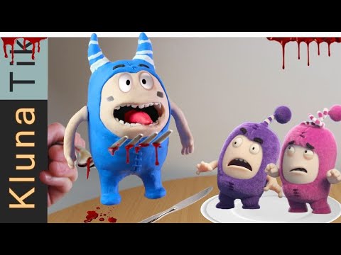 Kluna Tik eating Oddbods for dinner - ASMR food MUKBANG