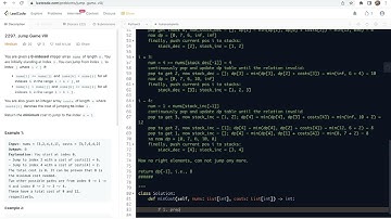 Leetcode 2297. Jump Game VIII - Dynamic Programming and monotonic stacks