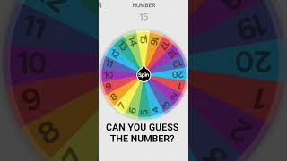 Spin The Wheel: Guess The Number!