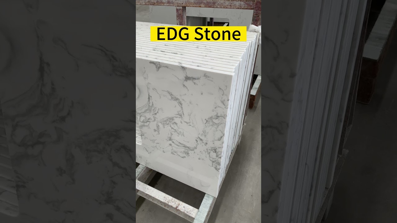 Snow white colored solid quartz stone countertops for hospitality project 