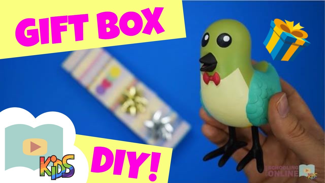 How to make a Recycled Gift Box 5 Minute Craft Ideas for kids YouTube