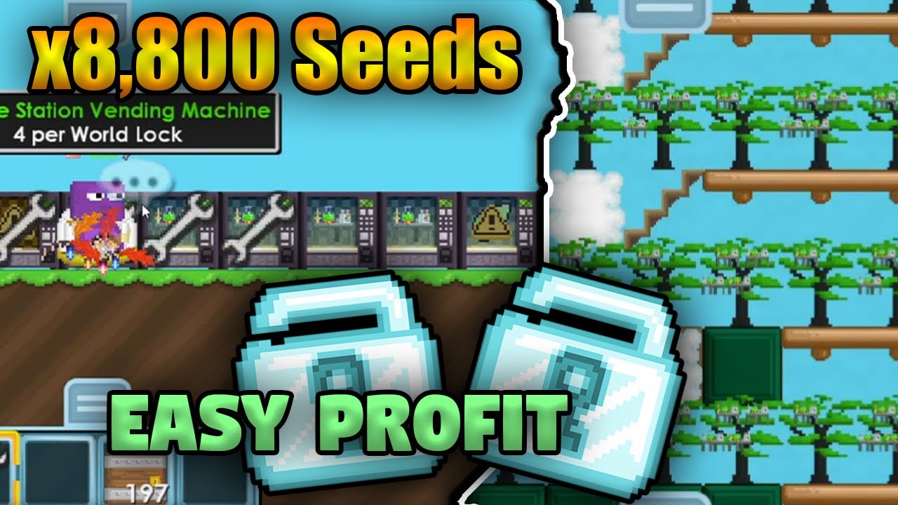 BEST LAZY MASS IN GROWTOPIA (EASY PROFIT) MASSING SCIENCE STATION