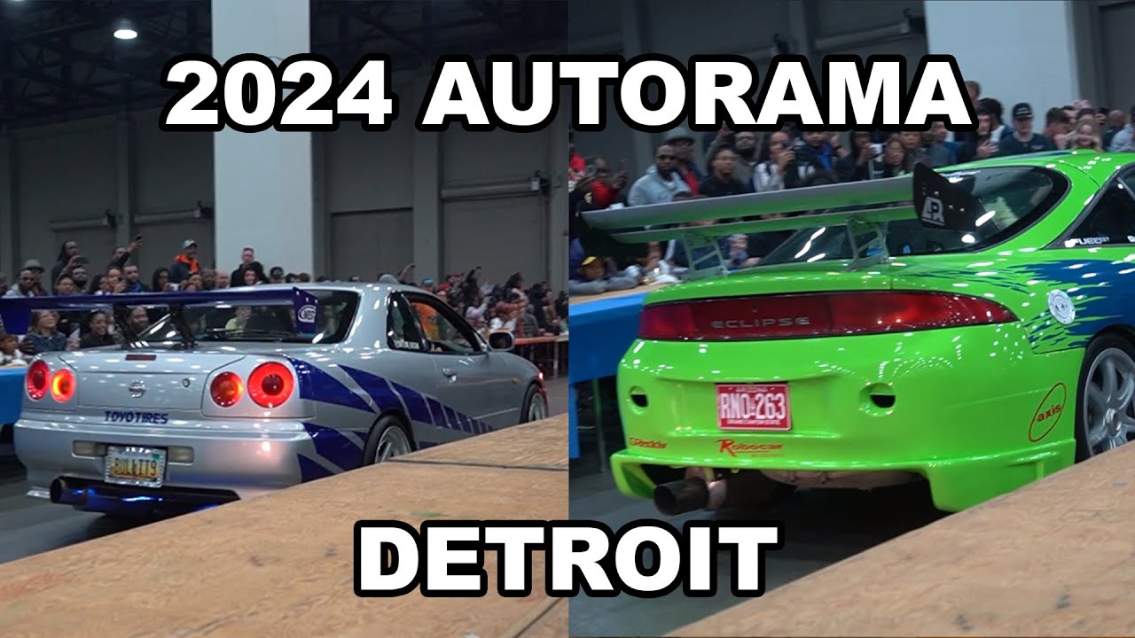 Fast & Furious Hero Cars! | 2024 Detroit Autorama Drive Out / Roll Out