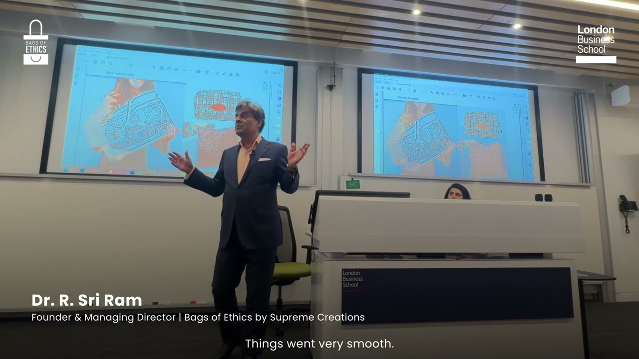 Building Brands with Heart and Purpose by Dr. R. Sri Ram & Smruti Sriram at London Business School