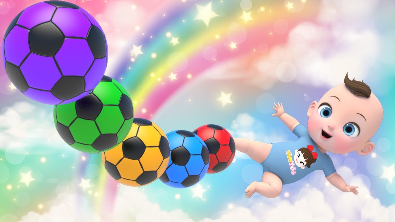 Color Balls Song! Learn Color Playground Nursery Rhymes Baby & Kids Songs YouTube