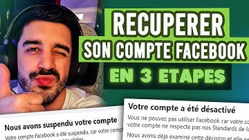 Comment récupérer un compte Facebook désactivé/suspendu/bloqué en 2025
