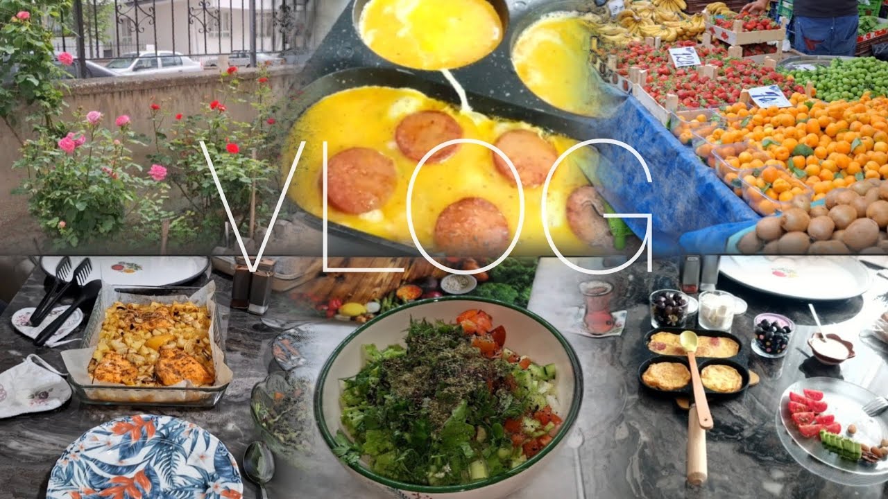 4||🎈Sessiz Bir Hafta Sonu🍀Ev Rutinleri✅️Çamaşır, Pazar Alışverişi🥬Balık🐬Sade Bir Gün,Huzur...