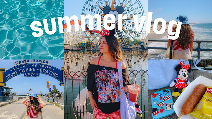 vrlo "moje prvo ljeto u Kaliforniji" vlog ☀️ plaža, Disneyland, vatromet!!