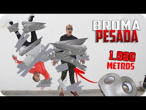 PRANKING my FRIENDS!! (I WRAP them in +1,000 METERS of DUCT TAPE)