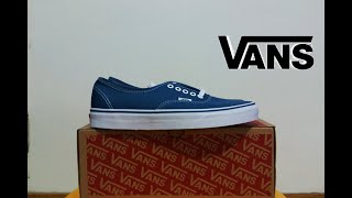 Vans Authentic azul marino Vans Authentic Navy - YouTube