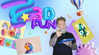 2024 Design Trends: The Playful World of 3D Fun | GoDaddy Studio screenshot 4