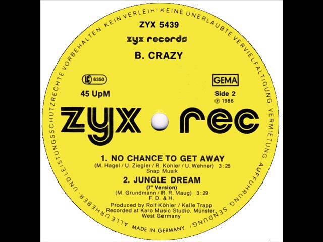 B. Crazy - No Chance To Get Away