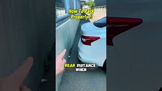 How to Park Properly in a Tight Space 🚗 #cartips #carparking How to Park Properly in a Tight Space 🚗 #cartips #carparking