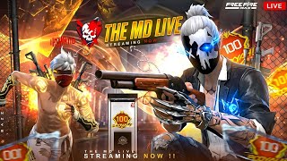 ⚡ GRANDMASTER TOP 1 PUSH! V Badge Lobby 💎 FF LIVE 🔴 Free Fire LIVE!#ff #freefire