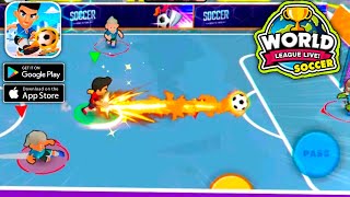 World League Live! Football Gameplay (Android,IOS) screenshot 1