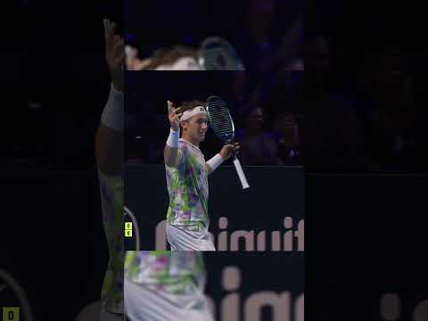 Le magnifique lob-tweener de Ruud face à Bublik #shorts #tennis #atp