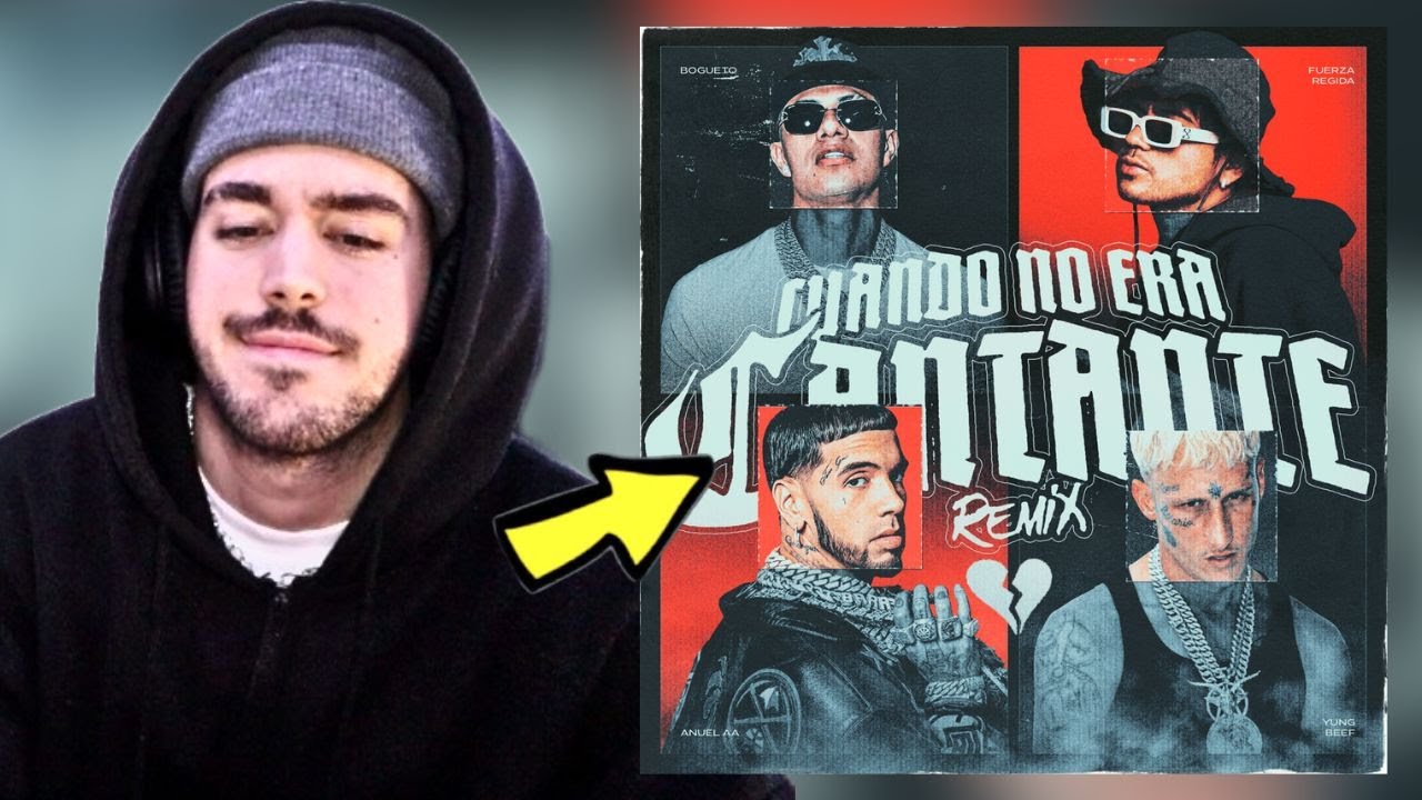 LUV REACCIONA A | Cuando No Era Cantante (Remix) -  El Bogueto, Anuel AA, fuerza regida, Yung Beef