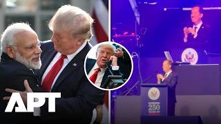 “I Love India” — Watch as Trump Joins US Embassy Event In India Via Surprise Call | APT