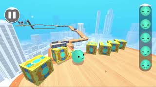 Sky Rolling Ball 3D  ⚽️ 🏀 🏈 ⚾️ 🎱 4K Ultra HD All levels GamePlay Fullscreen screenshot 1