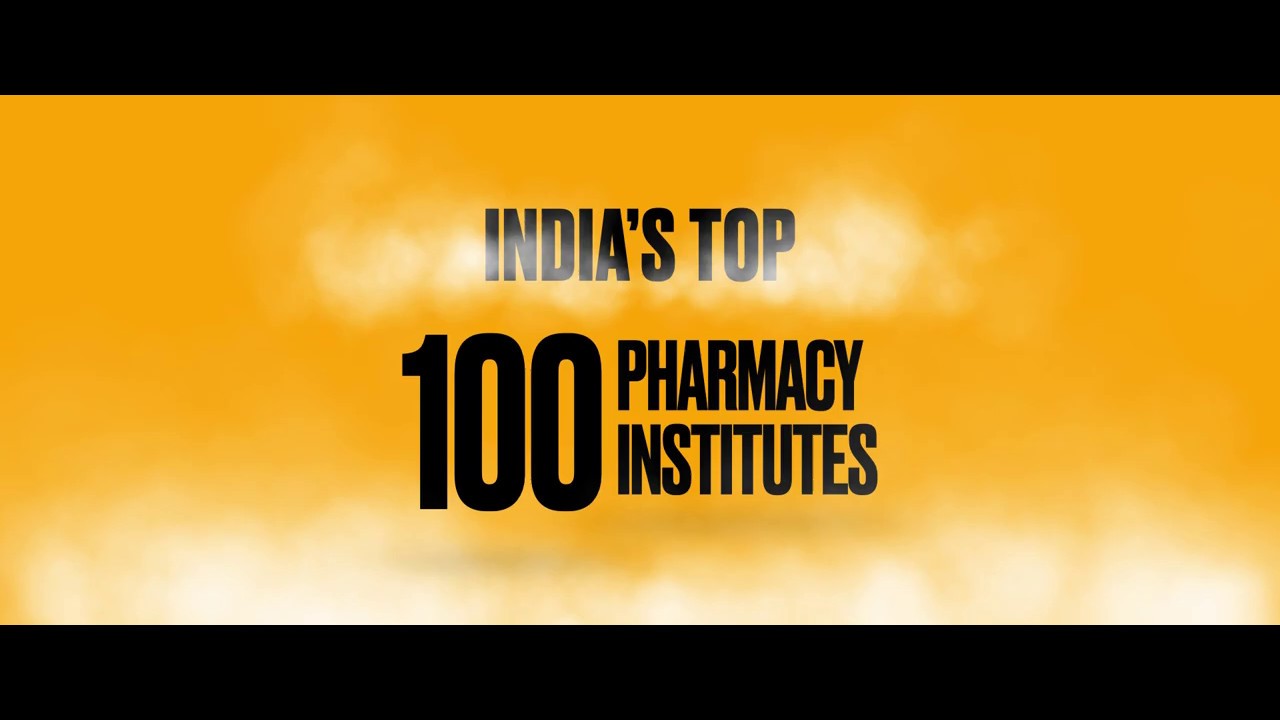 Ranked by NIRF- Top 100 Pharmacy Institutions of INDIA