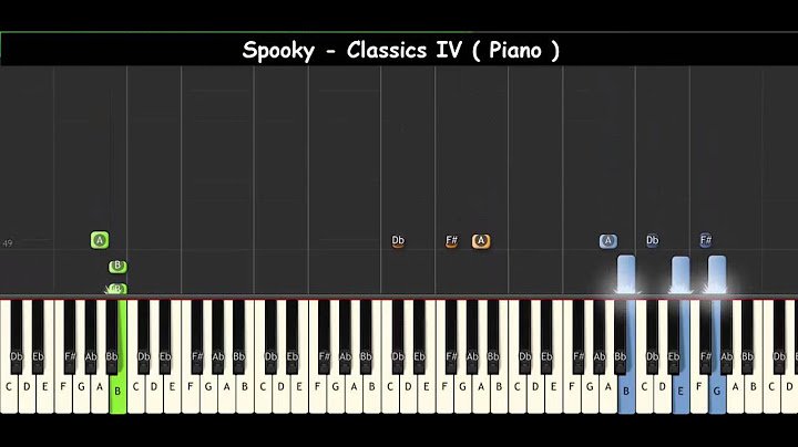 Spooky Piano version - Piano performance video thumbnail