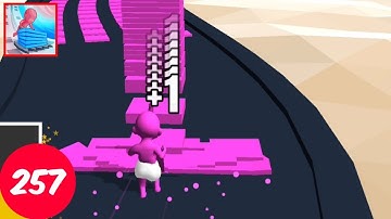 Stack Colors Level 257 | All Levels Gameplay Walkthrough | Android & iOS Gaming | DestroyerH