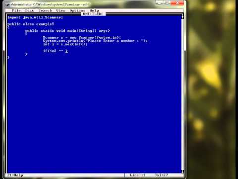 005. Check Even  or Odd with Integer User Input.wmv
