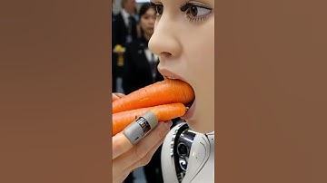Robots love carrots. #robot #food #funny