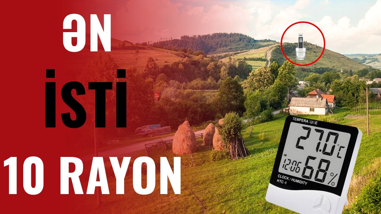 Azərbaycanın ƏN İSTİ 10 RAYONU Hansılardır?