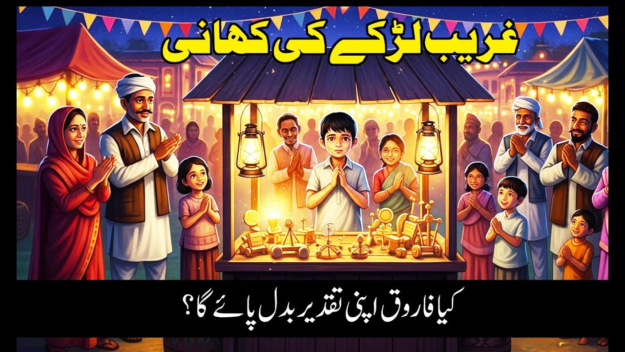 Gareeb Larkay Ki Mehnat Aur Kamiyabi | Sabaq Amoz Kahani | Urdu Moral Stories