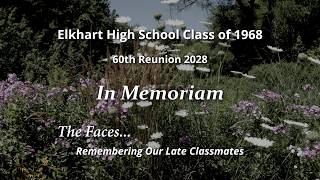 In Memoriam – Elkhart High School Class of 1968 | 60th Reunion Tribute (Elkhart, Indiana)