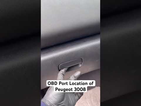 OBD port location of Peugeot 3008 – OBD 2 #obd #peugeot