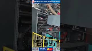 For Sale Flexo Printer Slotter Die Cutting Machine Size 1224