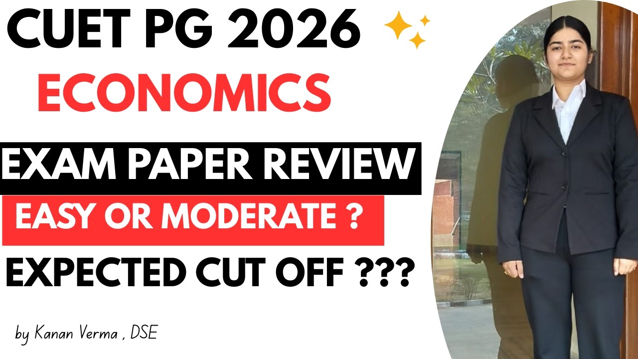 CUET PG ECO 2026 🎯 Paper Review | Expected Cut off #cuetpgeco # ...