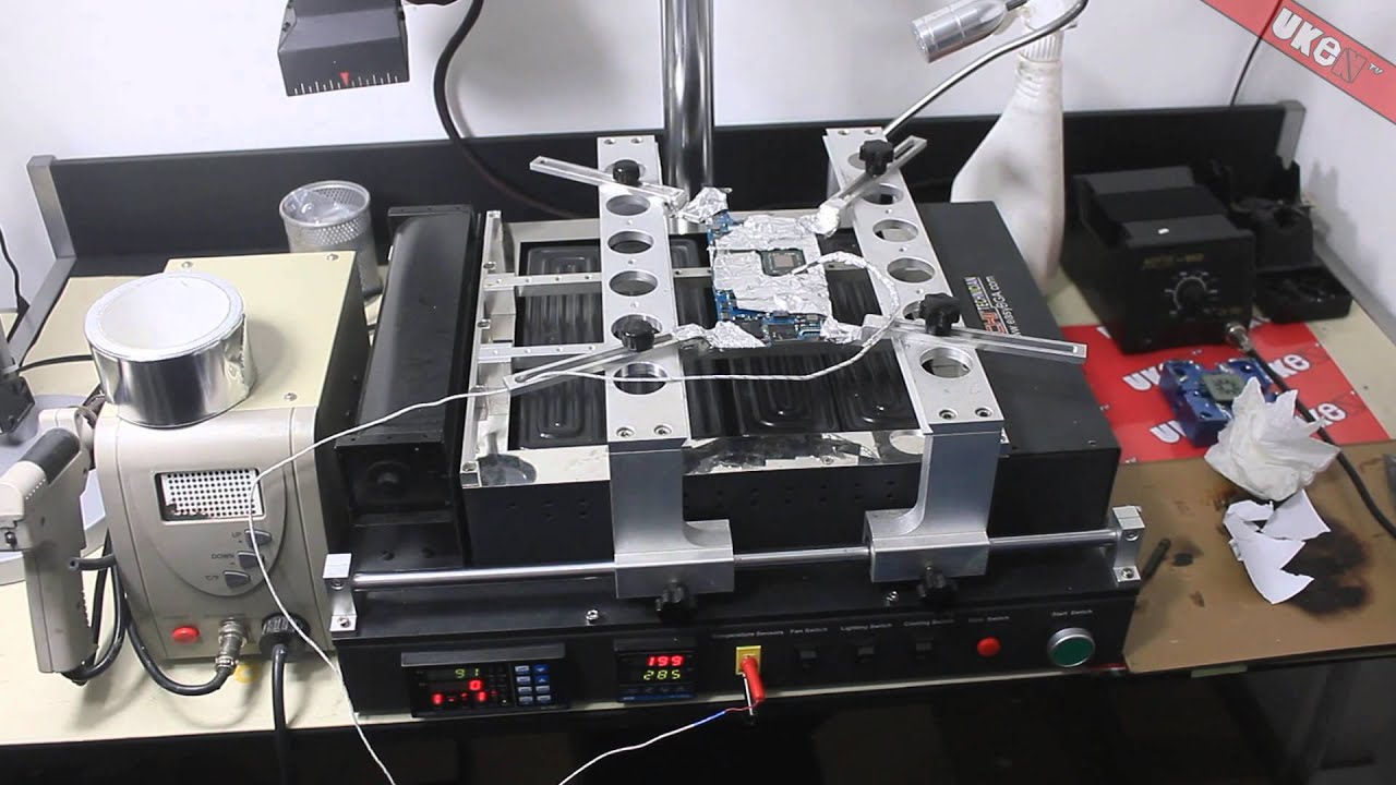 MacBook Air Reflow on Achi IR PRO SC - YouTube