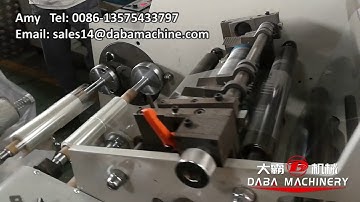 DABA film slitting rewinding machine with turret rewinder