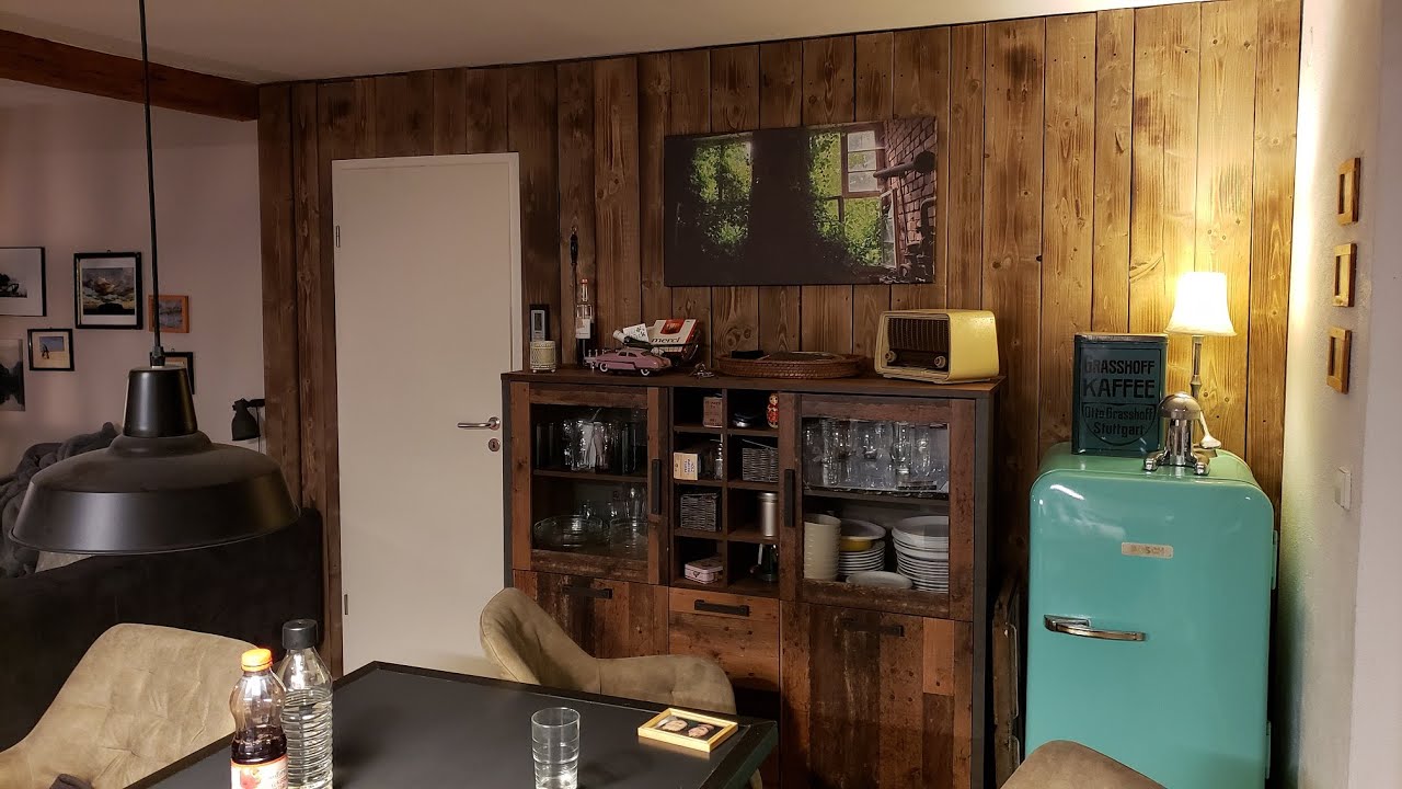 Holz auf alt machen - Wandverkleidung aus Holz -Wandverkleidung Burned Wood