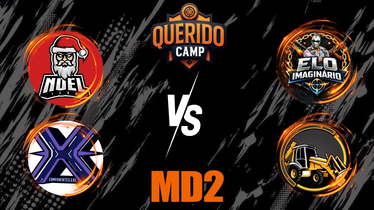 NOEL X ELO IMAGINARIO - ÁS 20:30 / PASSOS JR X COMPONENTES - ÁS 22:00  - QUERIDO CAMP