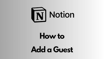 Notion - How to Add a Guest