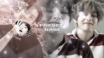 alight motion preset base • taehyung edit