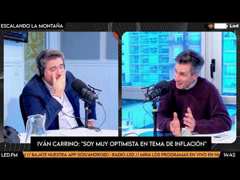 "Soy muy optimista con la inflación" Iván Carrino con Guillermo Andino