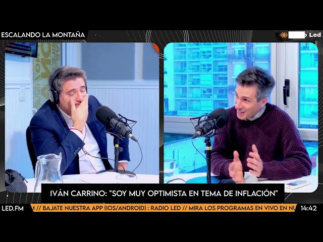 "Soy muy optimista con la inflación" Iván Carrino con Guillermo Andino