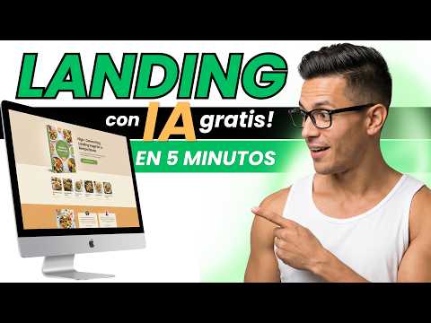 Cómo crear una landing page en minutos con IA (sin saber programar)