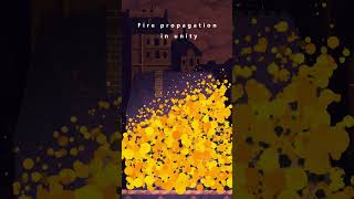 Fire Propagation In #unity3d | #gamedev short