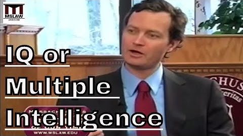 IQ, or Multiple Intelligence?