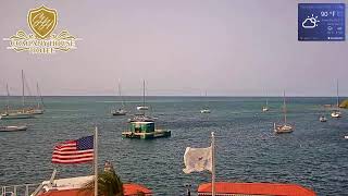 Caravelle Hotel & Casino’s view toward Christiansted Harbor in St. Croix