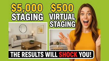 $5,000 Staging vs $500 Virtual Staging - The Results Will SHOCK You!