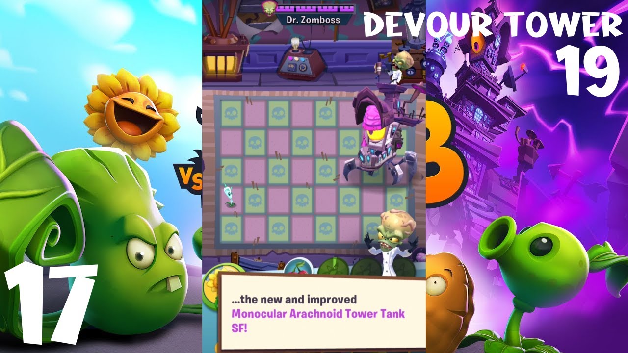 Devour Tower 19 Strategy - 4th Zomboss Battle - Plants vs. Zombies 3 ...