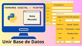 Connecting a Database with Tkinter and Python - Terrones Digital